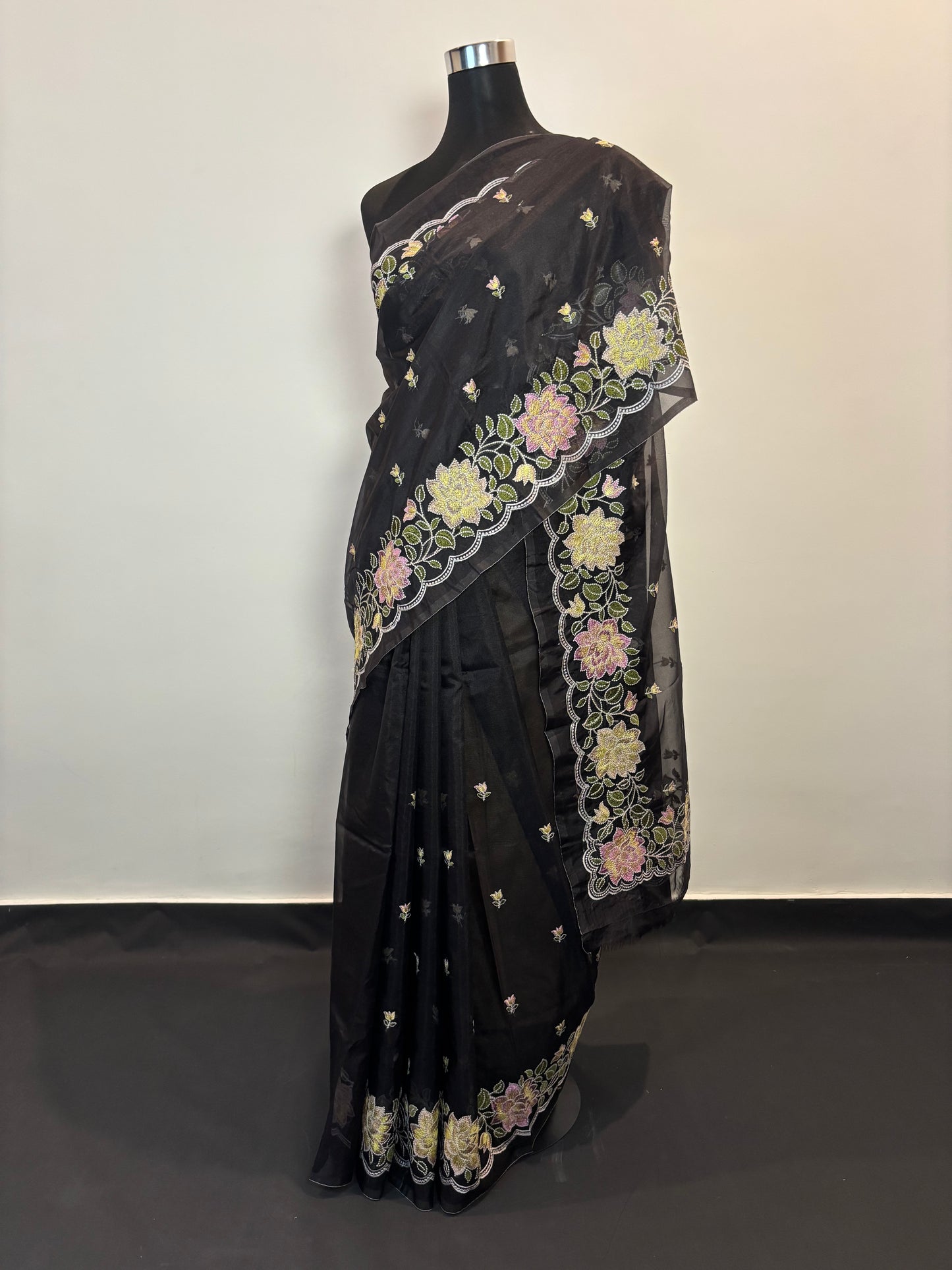 Blush Elegance in Organza