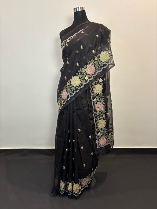 Blush Elegance in Organza