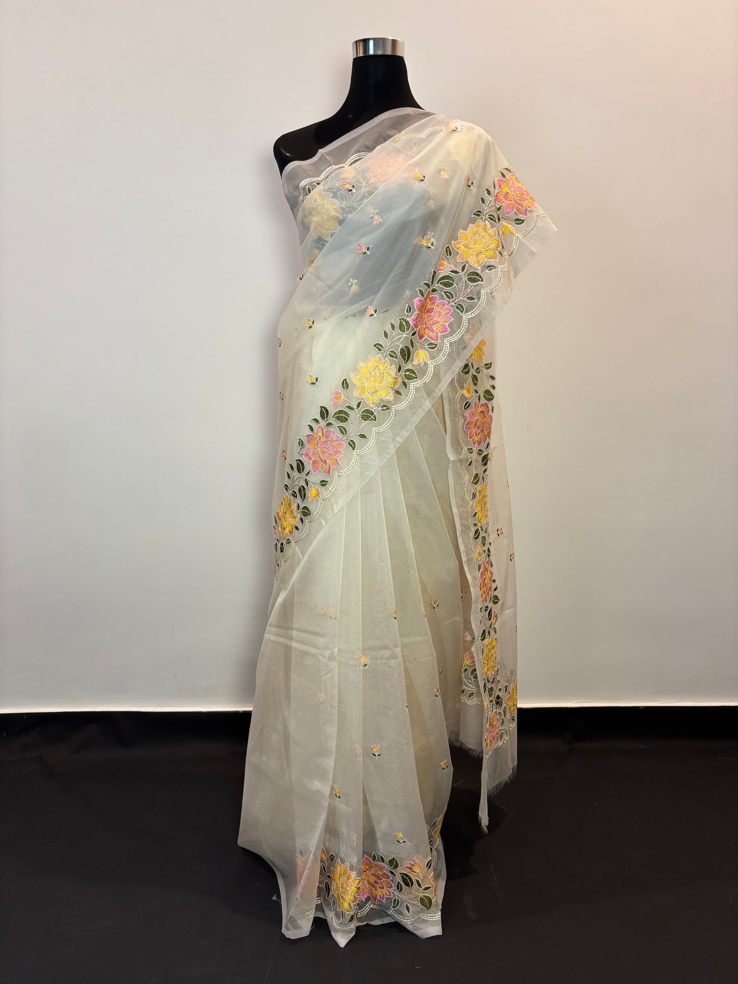 Blush Elegance in Organza