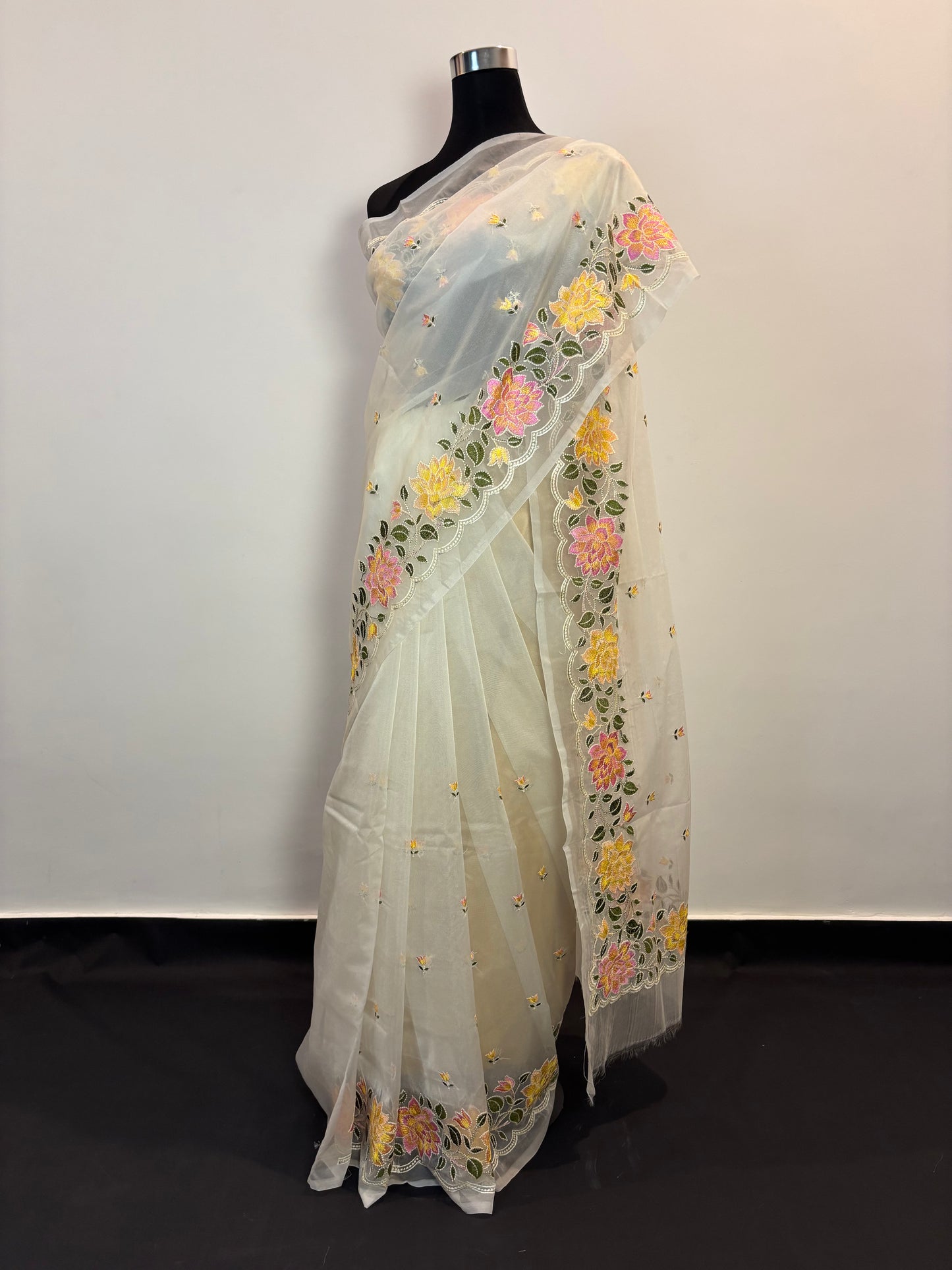 Blush Elegance in Organza