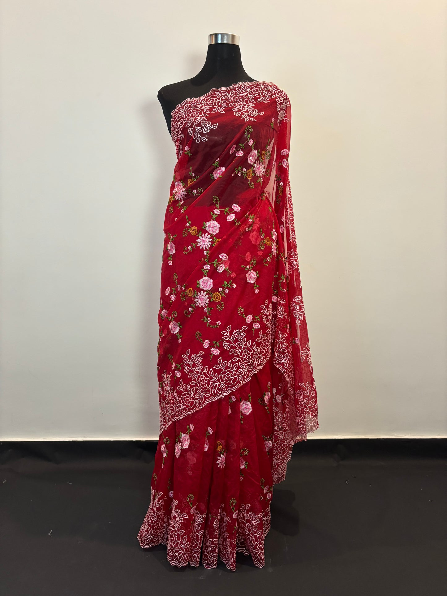 Blush Elegance in Organza