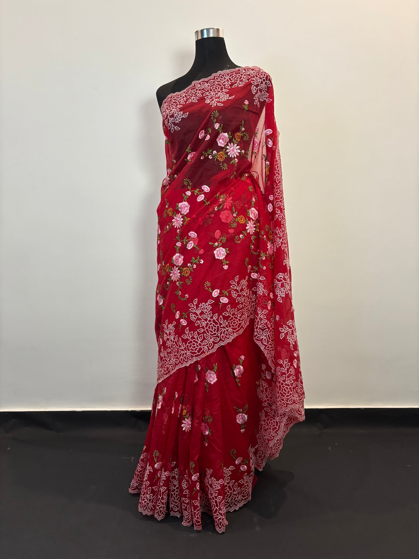 Blush Elegance in Organza