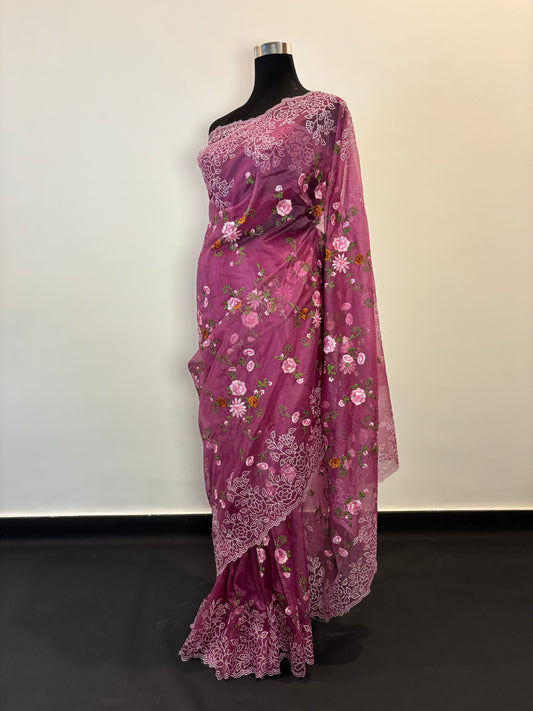 Blush Elegance in Organza