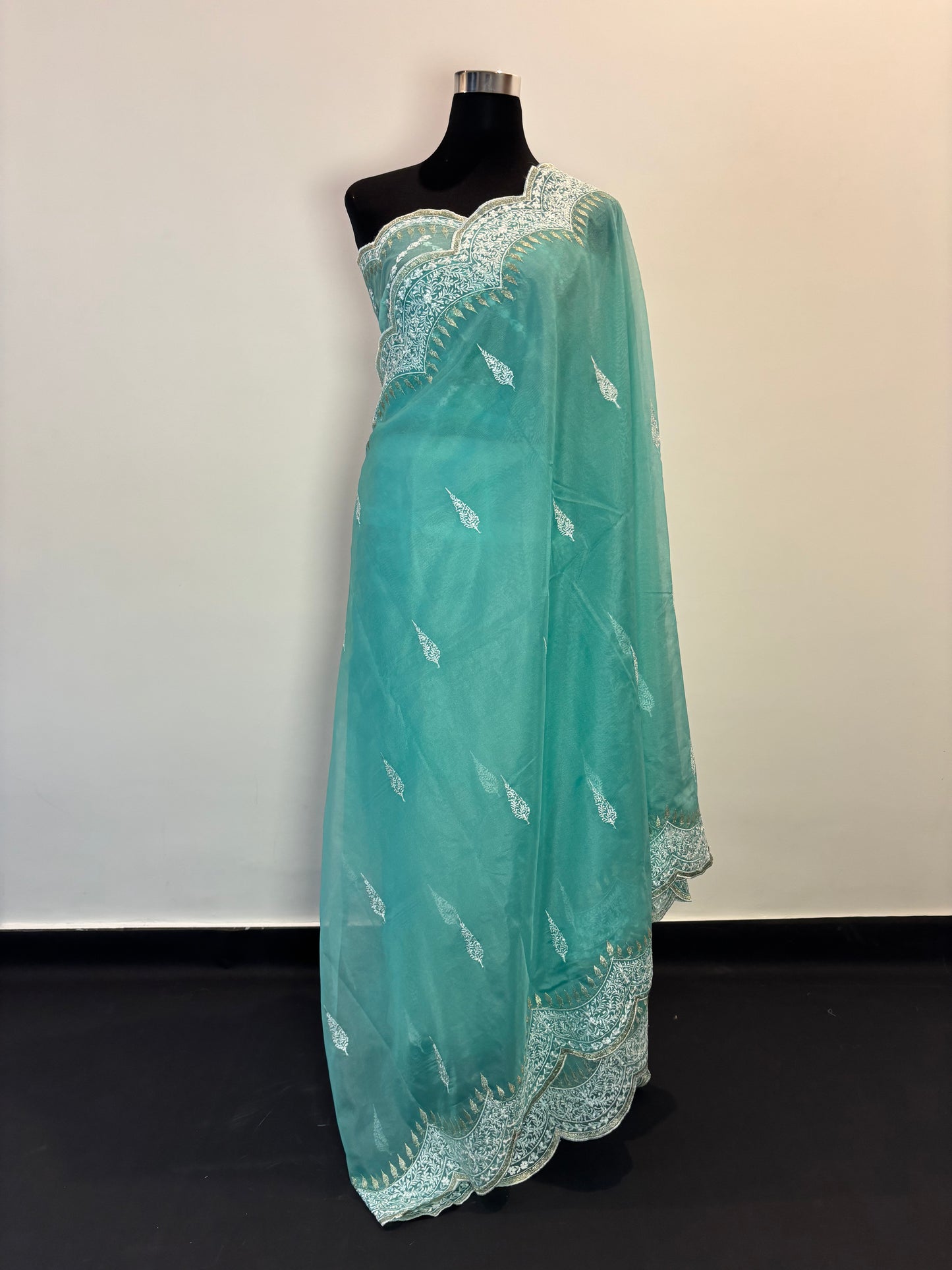 Blush Elegance in Organza