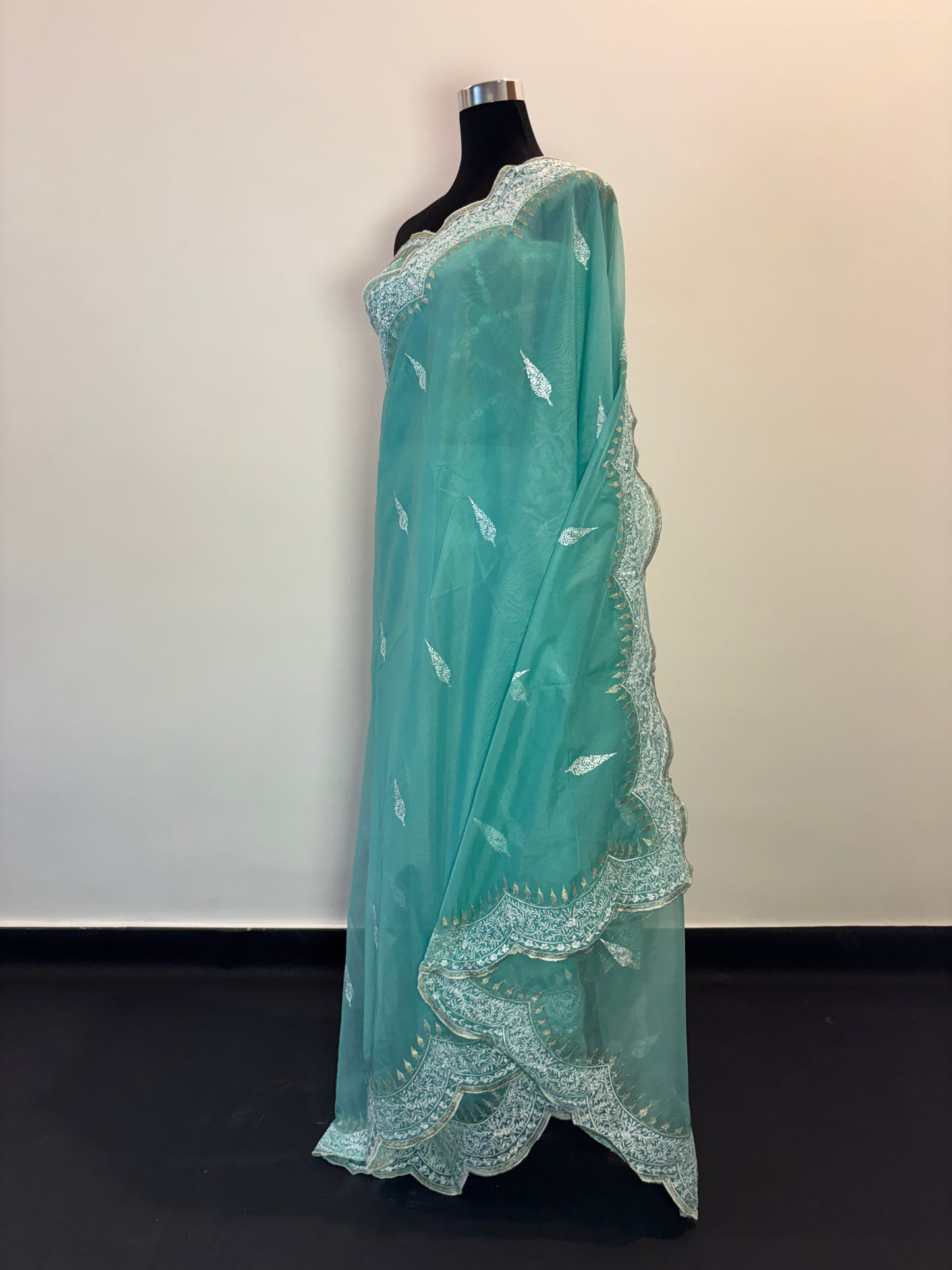 Blush Elegance in Organza