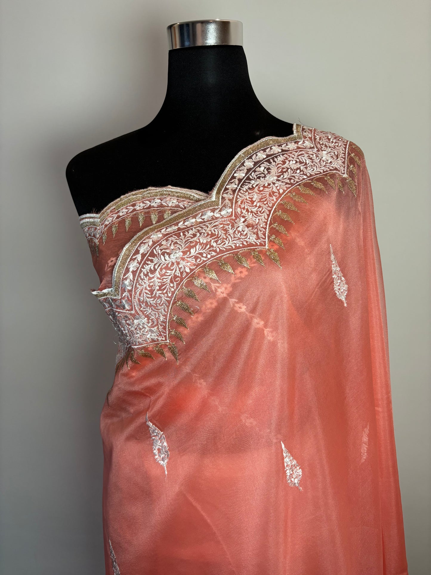 Blush Elegance in Organza