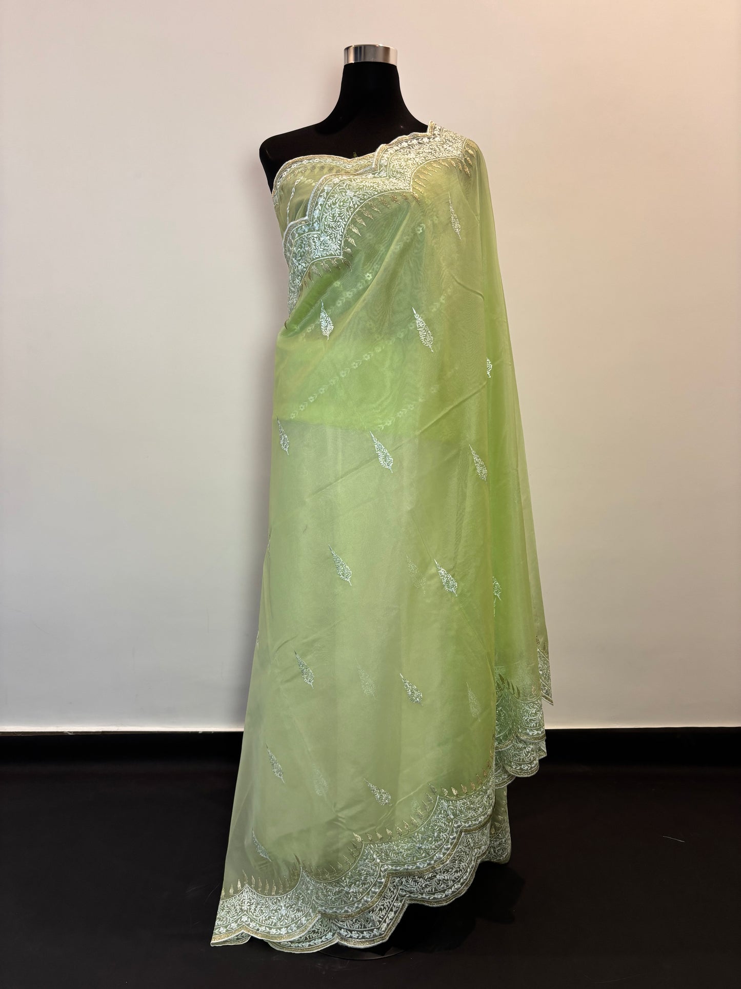 Blush Elegance in Organza