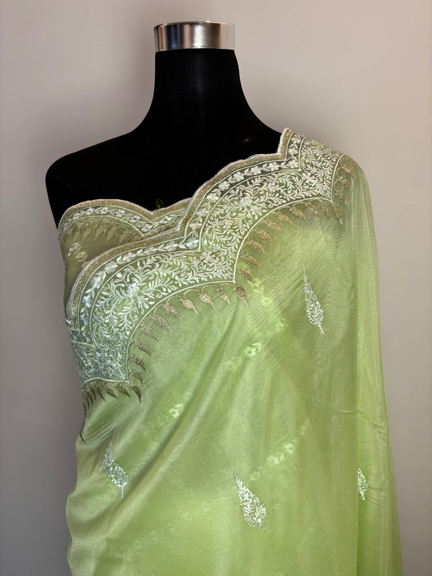 Blush Elegance in Organza