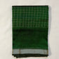 Magalgiri cotton Silk Saree  - GREEN CHECKED