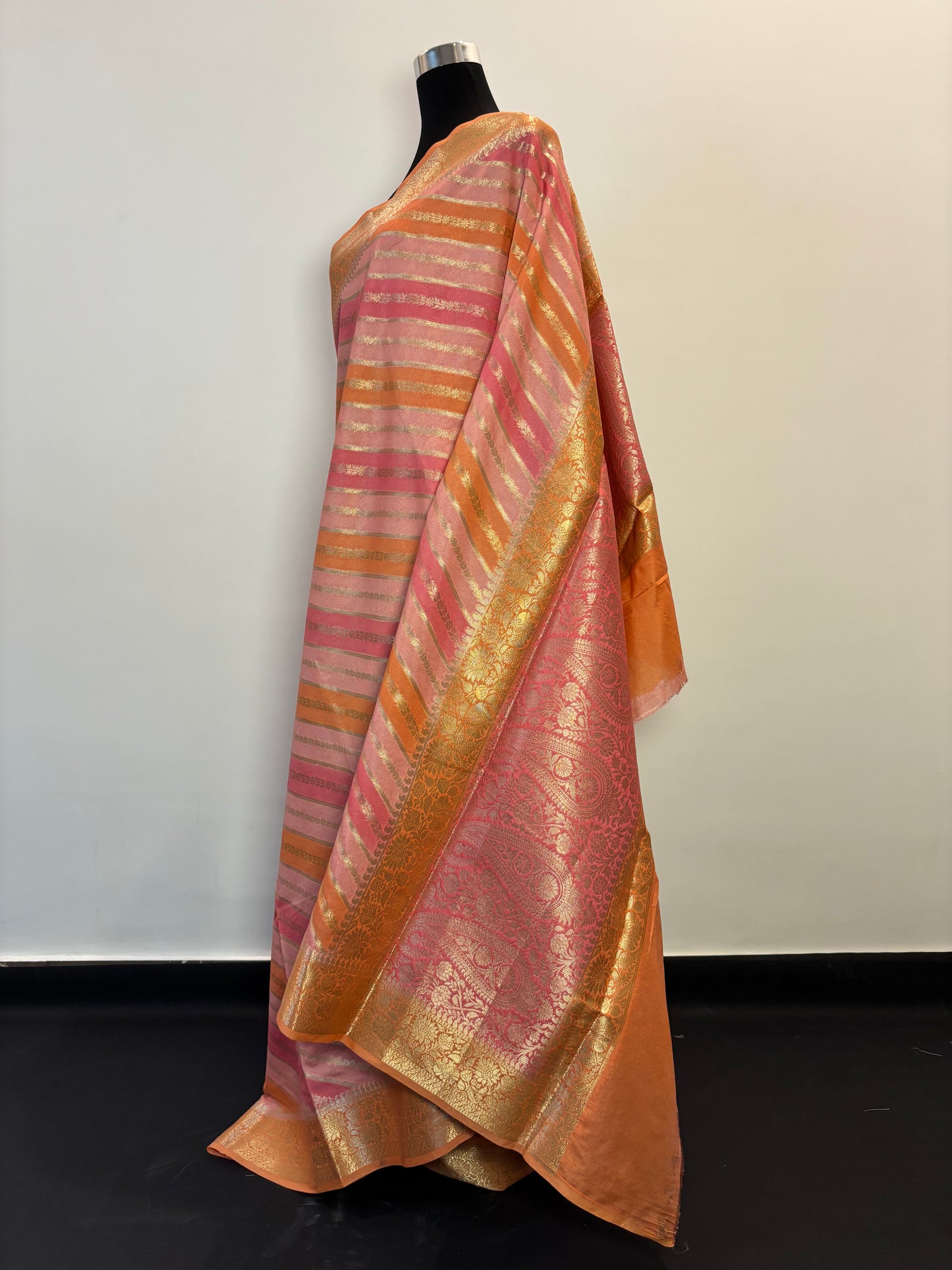 Multi color Shine in Semi Silk