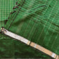 Magalgiri cotton Silk Saree  - GREEN CHECKED