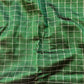 Magalgiri cotton Silk Saree  - GREEN CHECKED