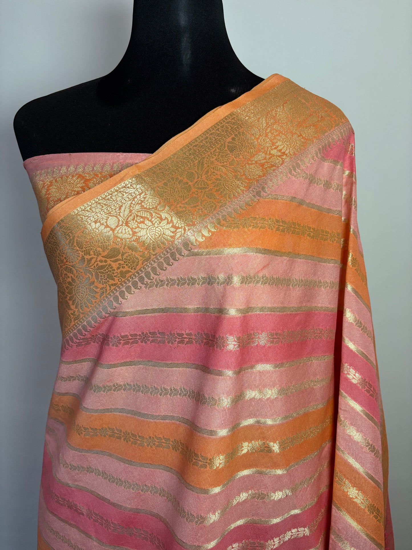 Multi color Shine in Semi Silk