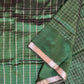 Magalgiri cotton Silk Saree  - GREEN CHECKED