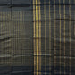 Magalgiri cotton Silk Saree -  BLACK CHECKED