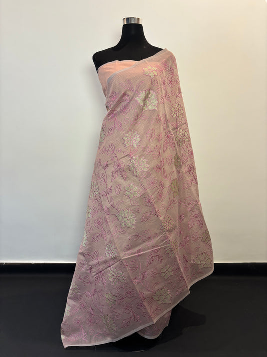 Subtle Bloom in Kota applique