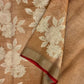 Linen Tissue Saree (BROWN)