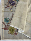 Linen Tussar tissue