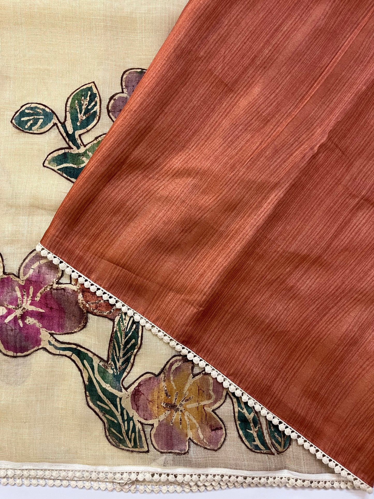 Linen Tussar tissue