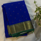 Kajivaram Silk Saree ( rich royal blue)