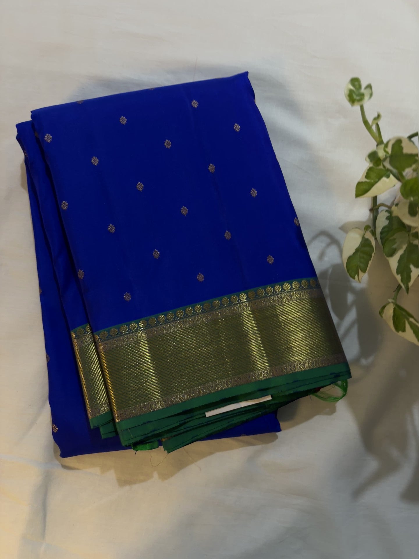 Kajivaram Silk Saree ( rich royal blue)