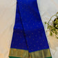 Kajivaram Silk Saree ( rich royal blue)