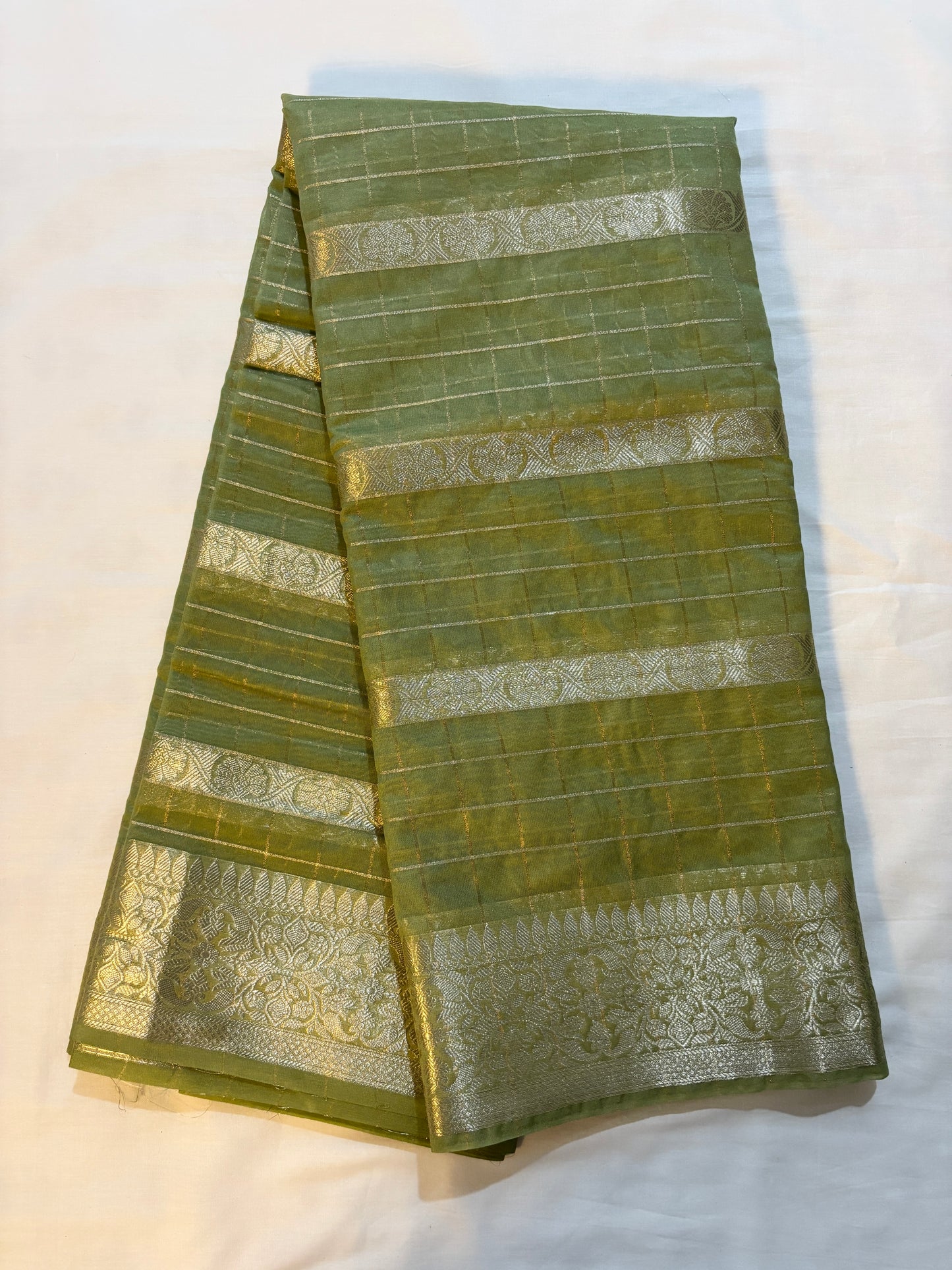 Semi Kora Tissue Saree