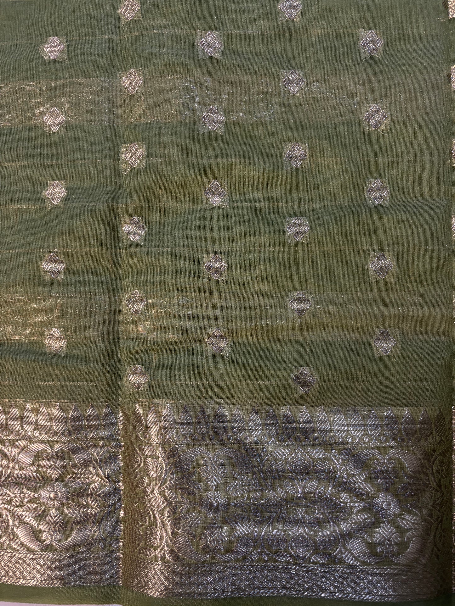 Semi Kora Tissue Saree