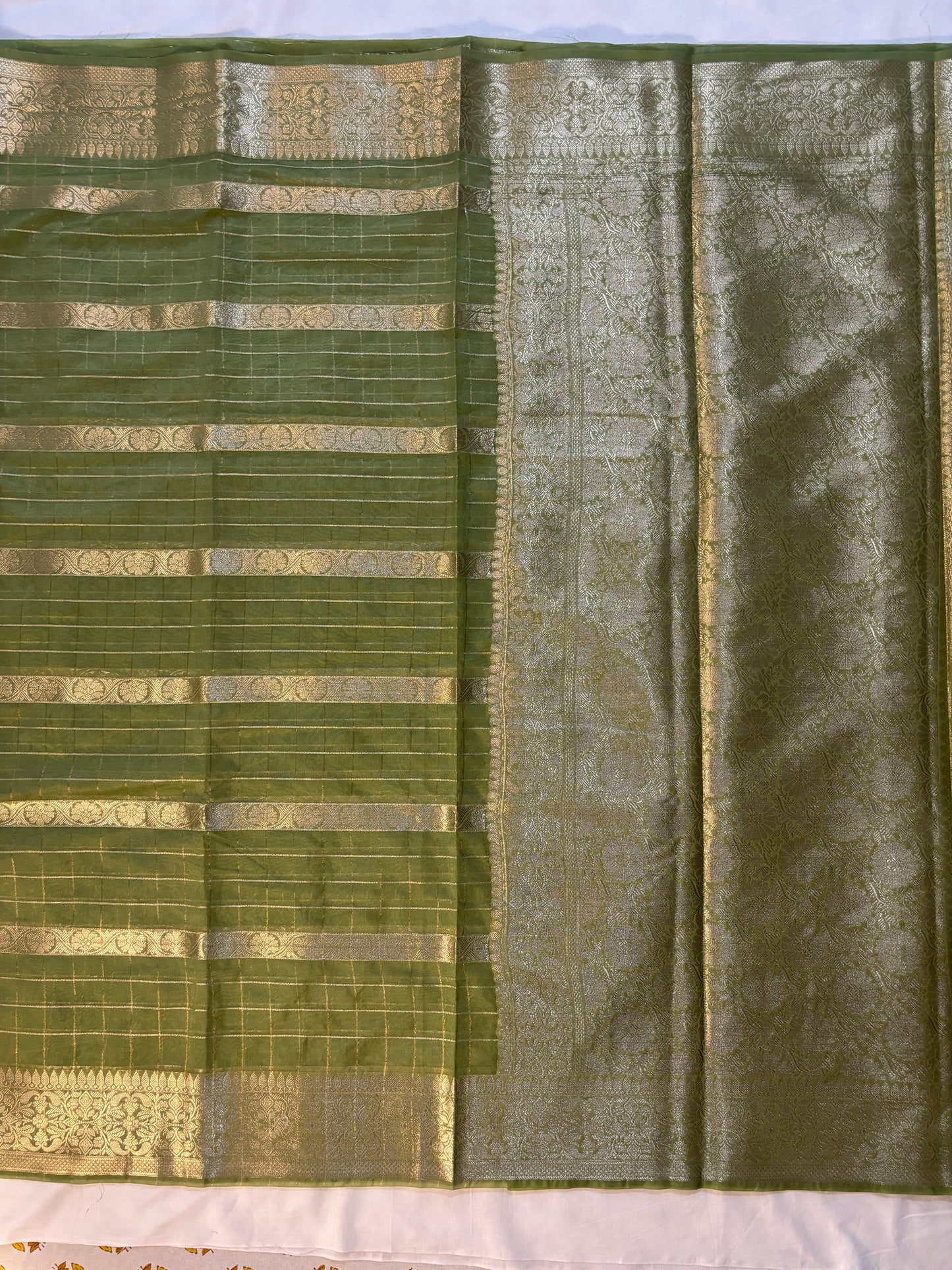 Semi Kora Tissue Saree