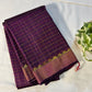 Kajivaram Silk Saree(deep purple)